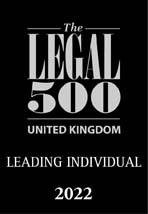 Legal 500 leading individual 2022